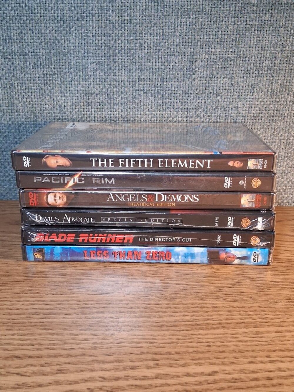 New Movie DVD Lot of 6 - Blade Runner Fifth Element Devils Advocate Angels Demon